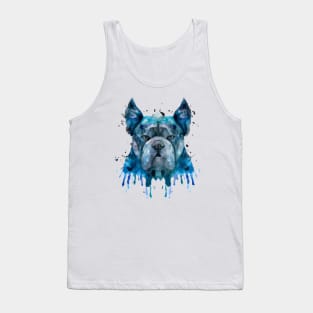 Alapaha Blue Blood Bulldog Watercolor Tank Top